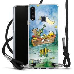 New Carry Case Transparent Stoff schwarz/silber