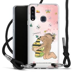 New Carry Case Transparent Stoff schwarz/silber