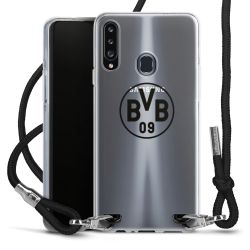 New Carry Case Transparent Stoff schwarz/silber