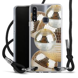 New Carry Case Transparent Stoff schwarz/silber