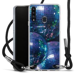 New Carry Case Transparent Stoff schwarz/silber