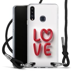 New Carry Case Transparent Stoff schwarz/silber