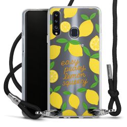 New Carry Case Transparent Stoff schwarz/silber