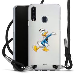 New Carry Case Transparent Stoff schwarz/silber