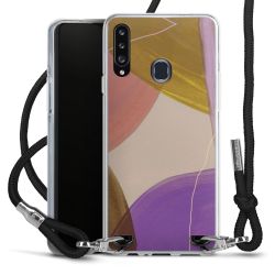 New Carry Case Transparent Stoff schwarz/silber