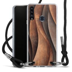 New Carry Case Transparent Stoff schwarz/silber