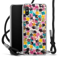 Carry Case Transparent Fabric black/silver