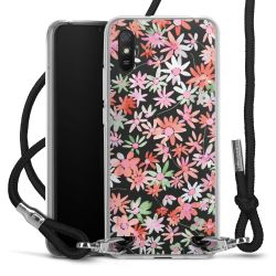 Carry Case Transparent Fabric black/silver