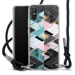 Carry Case Transparent Fabric black/silver