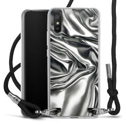 New Carry Case Transparent Stoff schwarz/silber