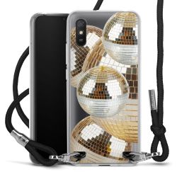 New Carry Case Transparent Stoff schwarz/silber