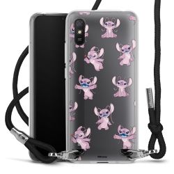 New Carry Case Transparent Stoff schwarz/silber