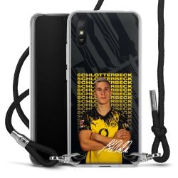 New Carry Case Transparent Stoff schwarz/silber