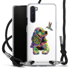 New Carry Case Transparent Stoff schwarz/silber