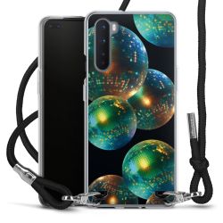 New Carry Case Transparent Stoff schwarz/silber