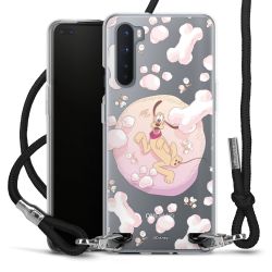 New Carry Case Transparent Stoff schwarz/silber