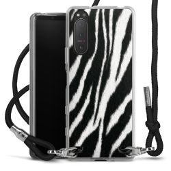 Carry Case Transparent Fabric black/silver