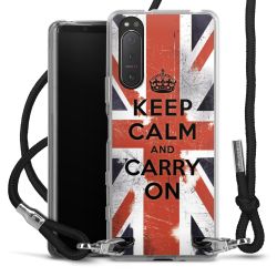 Carry Case Transparent Fabric black/silver