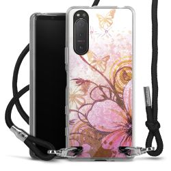 Carry Case Transparent Fabric black/silver