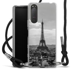 Carry Case Transparent Fabric black/silver