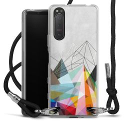 Carry Case Transparent Fabric black/silver