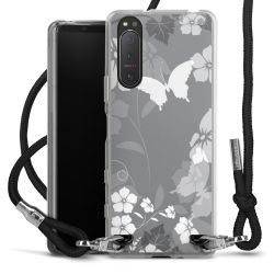 Carry Case Transparent Fabric black/silver