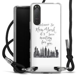 Carry Case Transparent Fabric black/silver