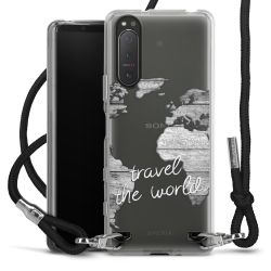 Carry Case Transparent Fabric black/silver