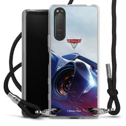 New Carry Case Transparent Stoff schwarz/silber