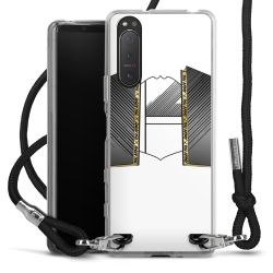 Carry Case Stoff schwarz/silber