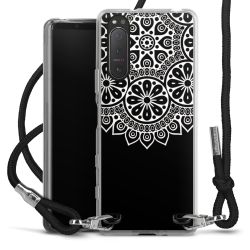 Carry Case Transparent Fabric black/silver