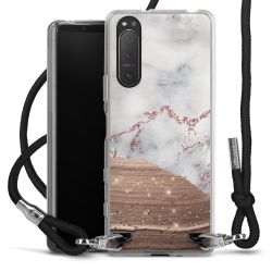 Carry Case Transparent Fabric black/silver