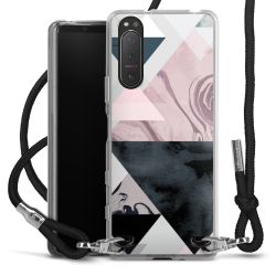 Carry Case Transparent Fabric black/silver