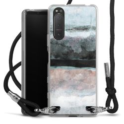 Carry Case Transparent Fabric black/silver