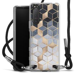 Carry Case Transparent Fabric black/silver