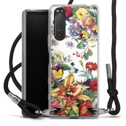 Carry Case Transparent Fabric black/silver