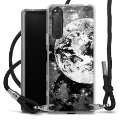 Carry Case Transparent Fabric black/silver