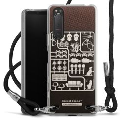 Carry Case Stoff schwarz/silber