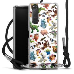 New Carry Case Transparent Stoff schwarz/silber