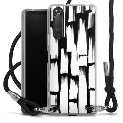 Carry Case Transparent Fabric black/silver