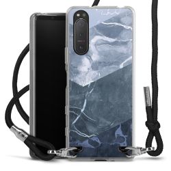 Carry Case Transparent Fabric black/silver