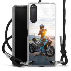 Carry Case Stoff schwarz/silber