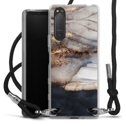 Carry Case Transparent Fabric black/silver