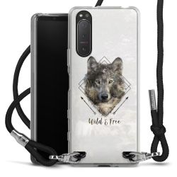 Carry Case Stoff schwarz/silber