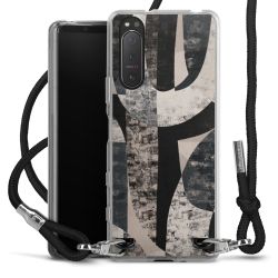 Carry Case Transparent Fabric black/silver