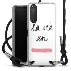 Carry Case Transparent Fabric black/silver