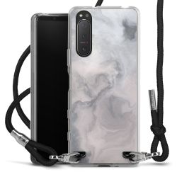 Carry Case Transparent Fabric black/silver