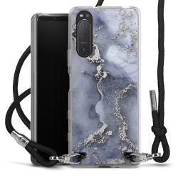 Carry Case Transparent Fabric black/silver