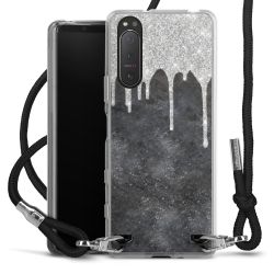 Carry Case Transparent Fabric black/silver