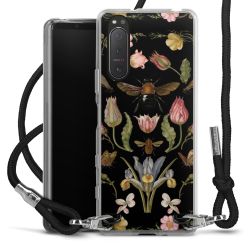 Carry Case Transparent Fabric black/silver